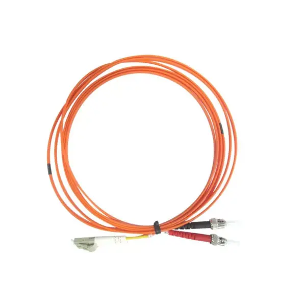 Monoprice OM1 Fiber Optic Cable - 10 Meters, LC/UPC-ST/UPC, Multi Mode, Duplex, 62.5/125 micrometer Type, 2.0mm, OFNR