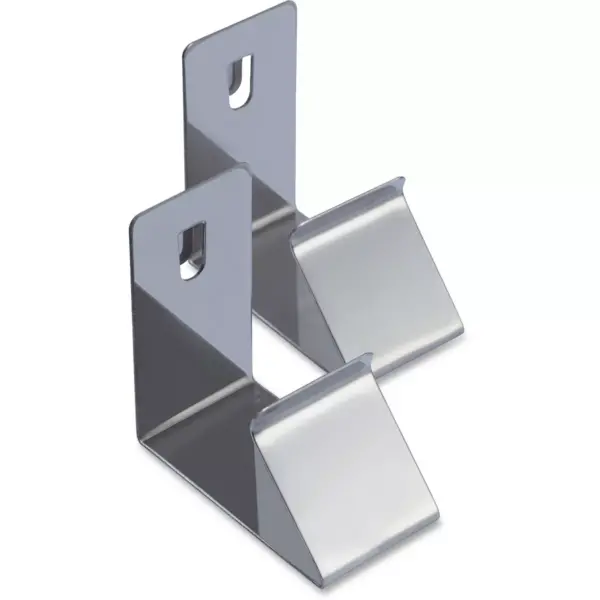 Lorell Cubicle Partition Hanger 2Pcs/Set Silver 32119