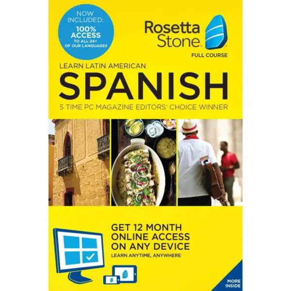 Rosetta Stone Home/office Software 12 Month Spanish Latin America