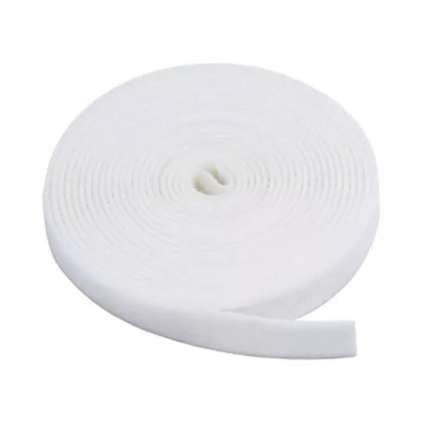 Monoprice 3-Pack Hook & Loop Fastening Tape 5 yard/roll, 0.75-inch - White