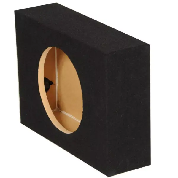 2 Q-Power Shallow Single 10" Sealed Truck Subwoofer Enclosure 5/8" MDF Sub Boxes