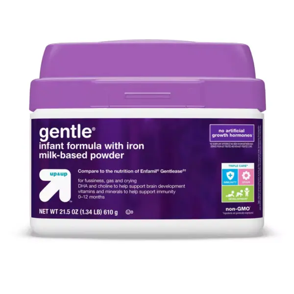 Gentle Non-GMO Infant Formula with Iron Powder - 21.5oz - up & up™