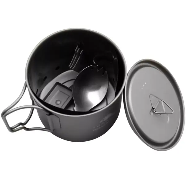 TOAKS Ultralight Titanium Solid Fuel Cook System CS-01