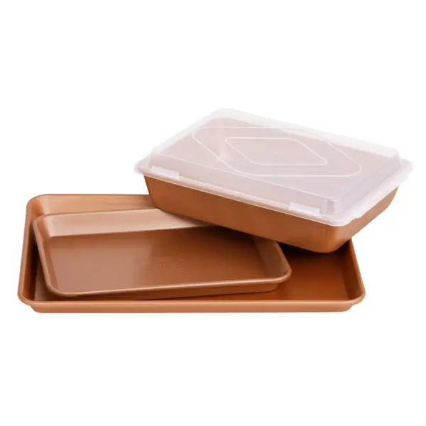 FamilyTraditions 4pc Copper Bakeware Set