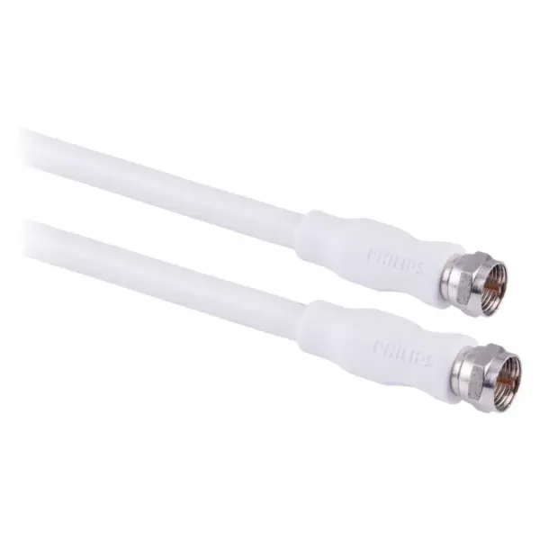 Philips 50' RG6 Coax Cable - White