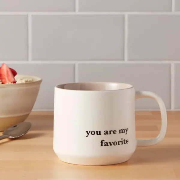 15oz Stoneware You Are My Favorite Mug - Threshold™