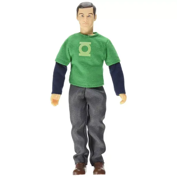 Bif Bang Pow Big Bang Theory Sheldon (Green Lantern/ Hawkman) Retro Clothed 8" Action Figure