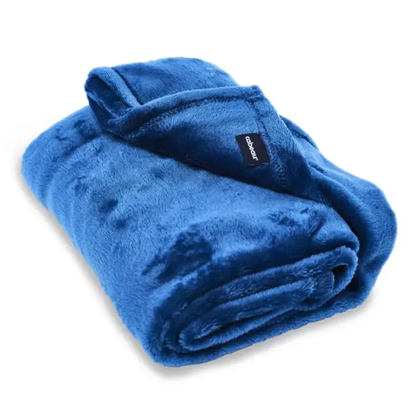 Cabeau Fold 'n Go Travel Blanket with Travel Case - Royal Blue