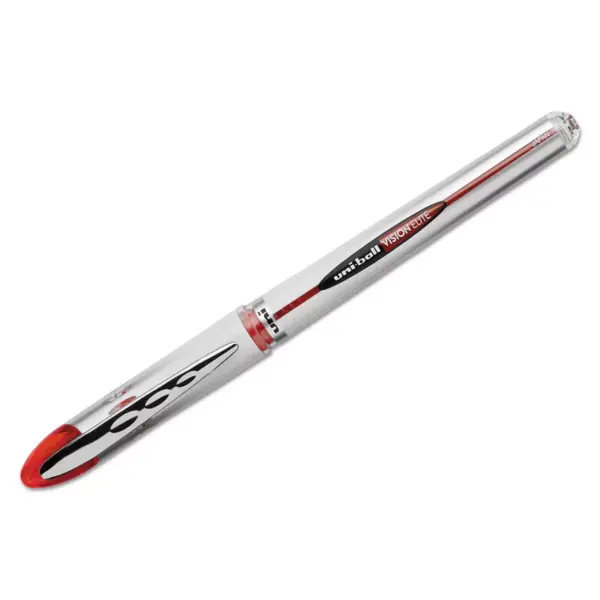 uni-ball VISION ELITE Roller Ball Stick Waterproof Pen Red Ink Bold 69023