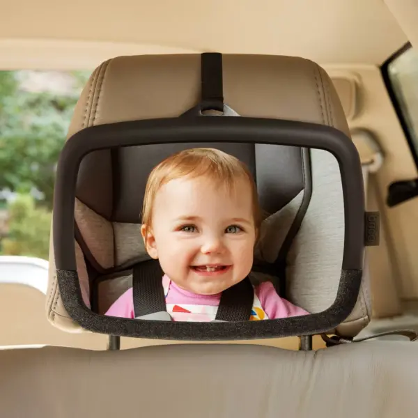 Munchkin Brica 360° Pivot Baby In-Sight Adjustable Car Mirror - Black