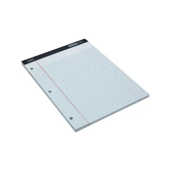 Staples Notepad 8.5" x 11.75" Narrow White 100 Sheets/Pad (13773/18579) 822759