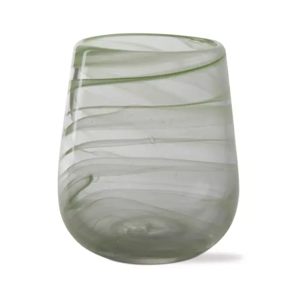 TAG Swirl Double Old Fashion Clear Glass With Swirl Design Drinkware