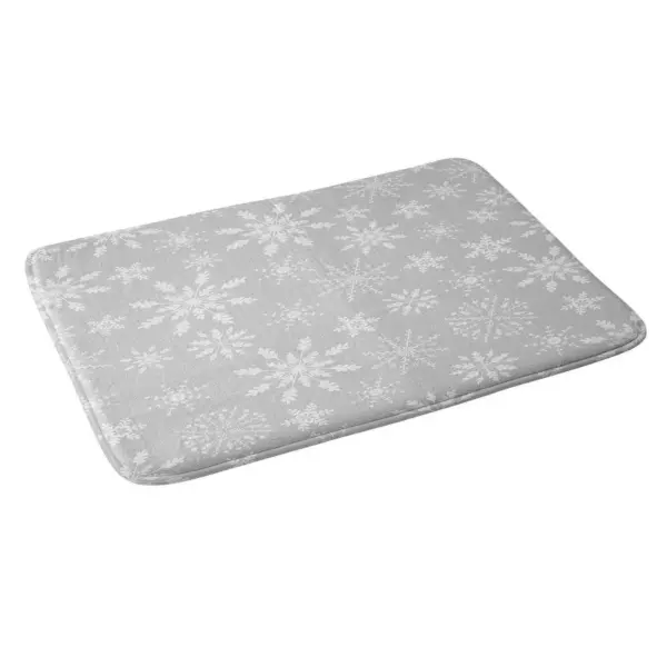 24"x36" Lapland II Bath Mat Gray - Deny Designs