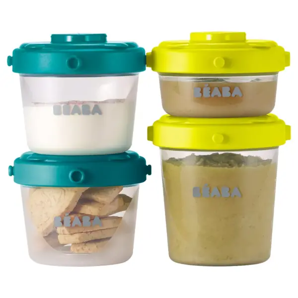 Beaba Clip Containers - Peacock