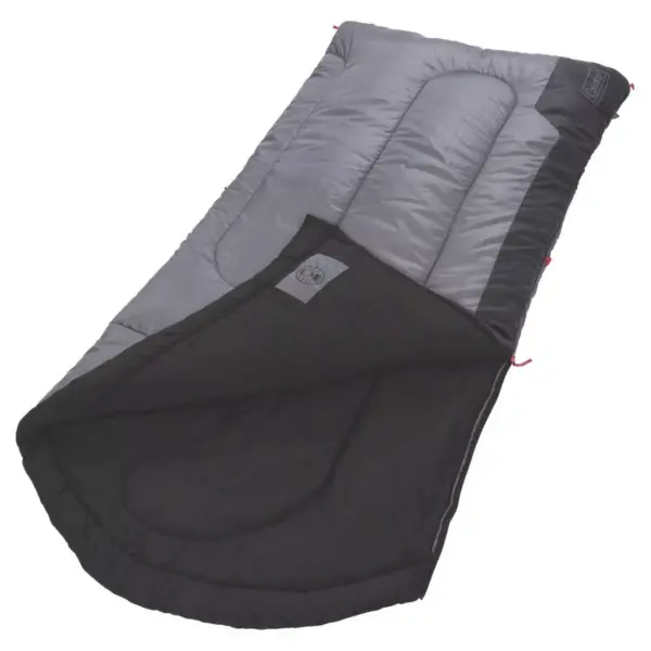 Coleman Torrey 30 Degree Big and Tall Sleeping Bag - Black/Gray