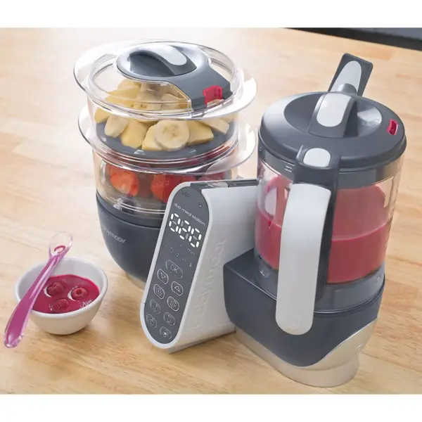 Babymoov Duo Meal Food Maker Processor with Steam Cooker & Multi-Speed Blender