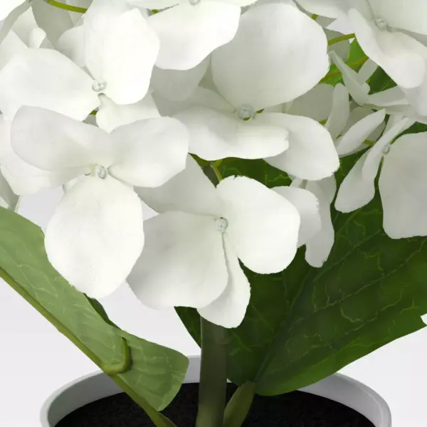 9" x 6" Artificial Hydrangea Arrangement in Pot - Threshold™