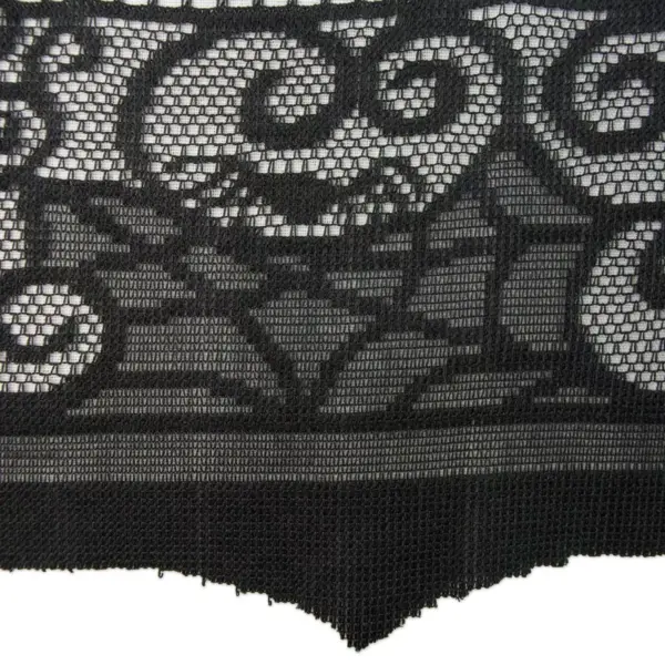 Happy Halloween Lace Tablecloth Black - Design Imports