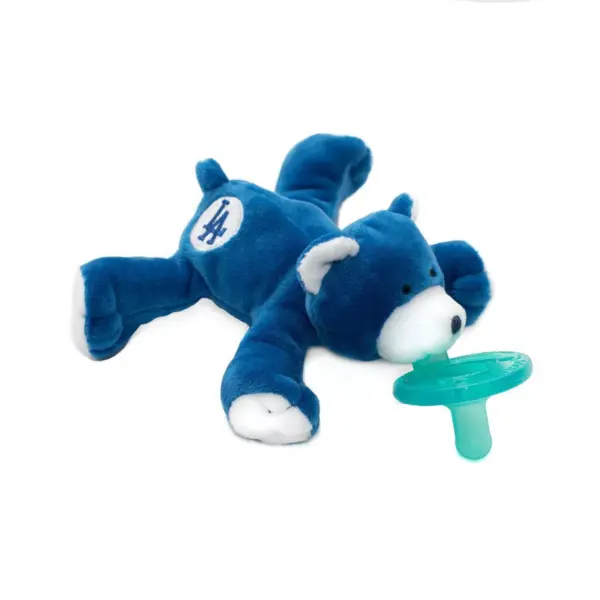 WubbaNub Pacifier - MLB Los Angeles Dodgers Bear