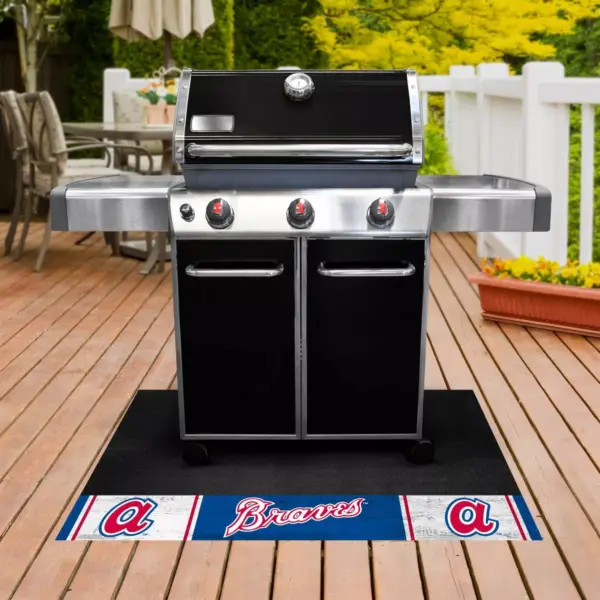 MLB Atlanta Braves 1974 Retro Collection 26"x42" Grill Mat