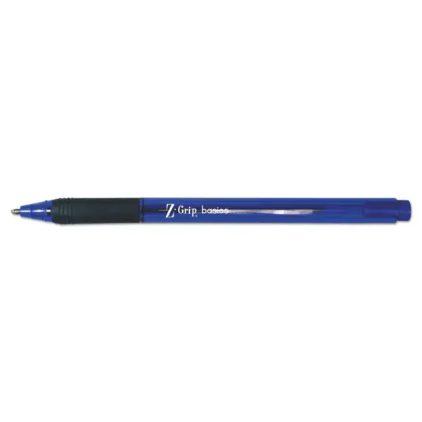 ZEBRA PEN CORP. Z-Grip Basics LV Ballpoint Stick Pen, 1 mm Medium, Blue, 30/Pack 23230