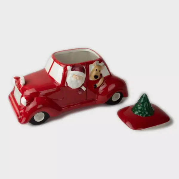 oz Ceramic Car Cookie Jar - Peppermint & Pine