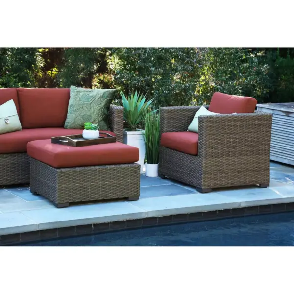 Redbay 3pc Deep Seating Set with Sunbrella Fabric - Canopy Home and Garden