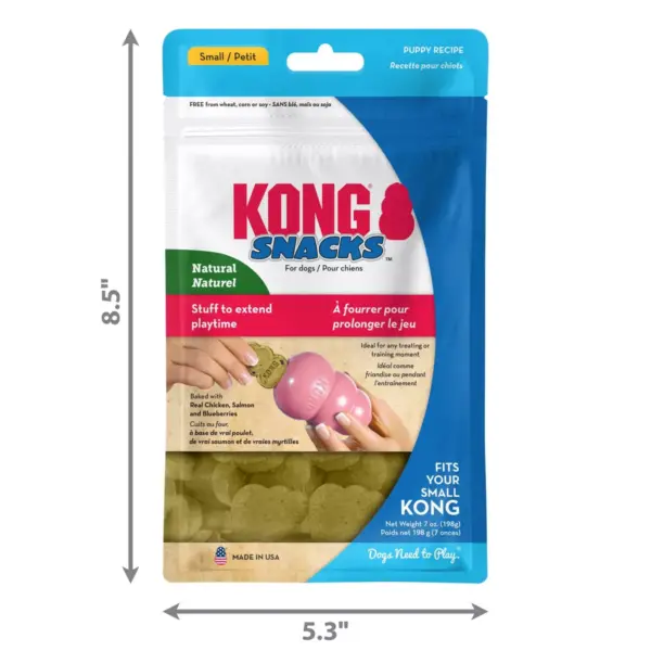 KONG Snacks Chicken Puppy Dog Treats - 7oz