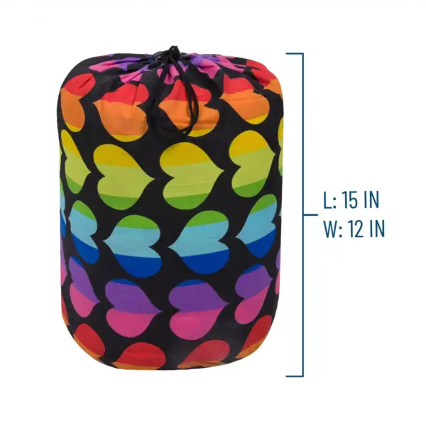 Wildkin Rainbow Hearts Original Sleeping Bag