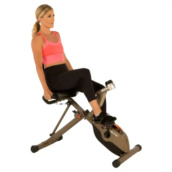 Exerpeutic Gold 525XLR Folding Recumbent Exercise Bike