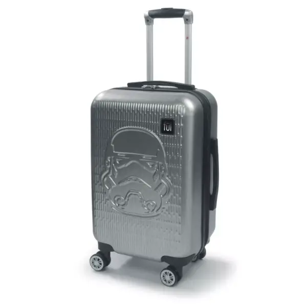 FUL Star Wars Stormtrooper Embossed 21" Spinner Suitcase - Silver