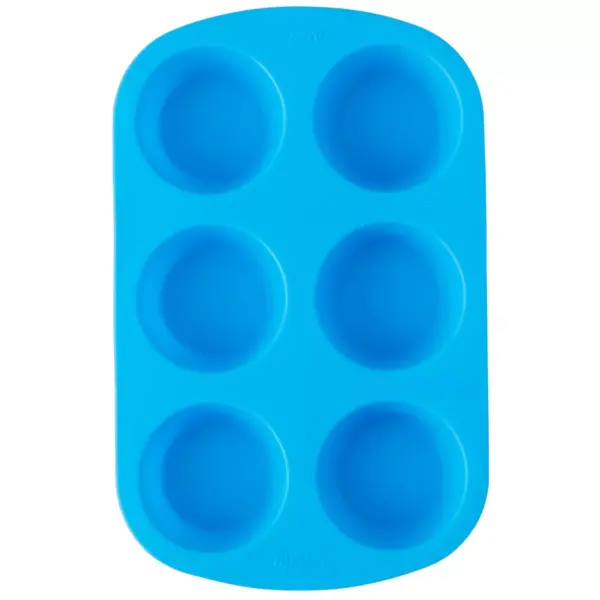 Wilton 6 Cup Easy-Flex Silicone Muffin & Cupcake Pan