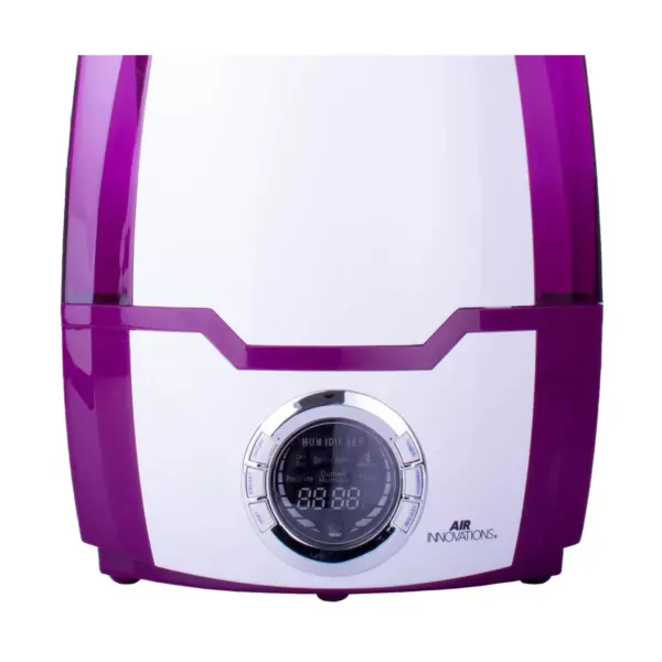 Air Innovations 1.37 Gal Ultrasonic Cool Mist Humidifier with Aroma Tray Purple