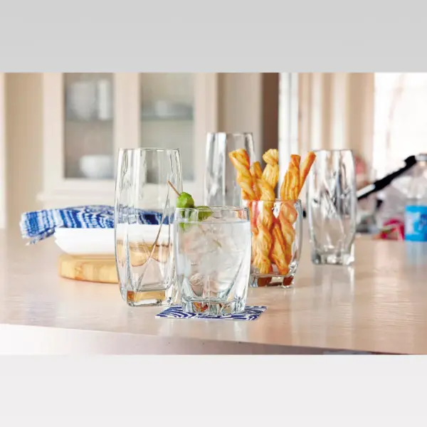 12pc Glass Ridley Assorted Tumblers - Threshold™