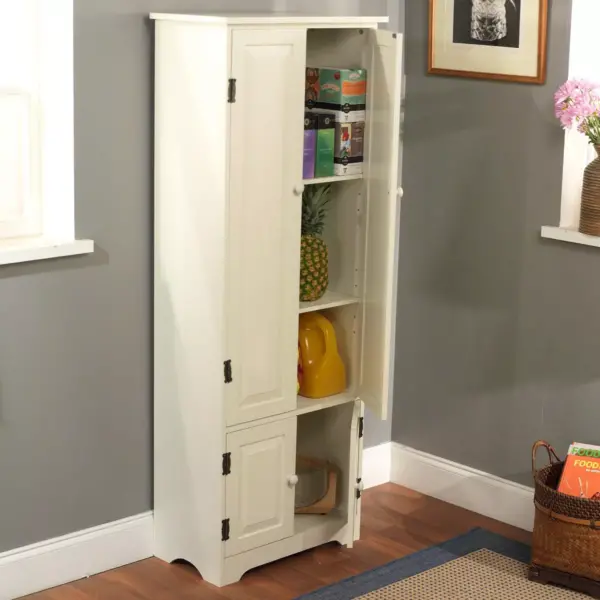 Extra Tall Cabinet - Antique White