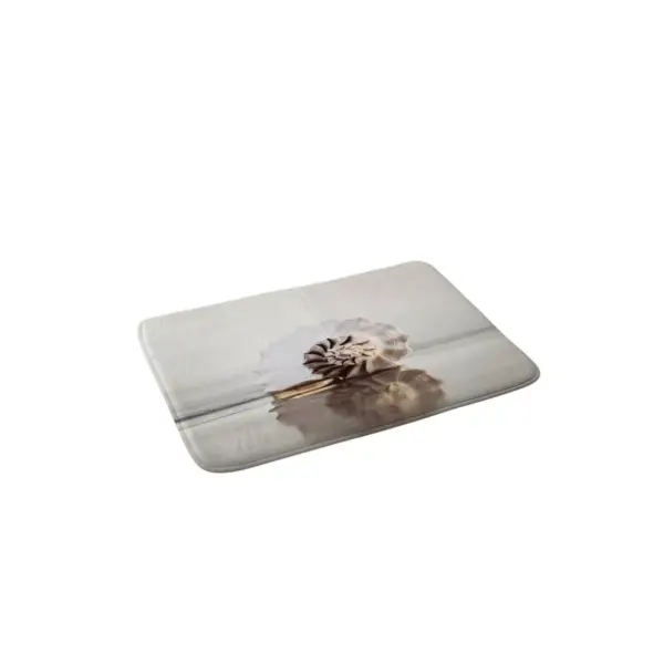 Bree Madden Seashell Memory Foam Bath Mat Beige - Deny Designs