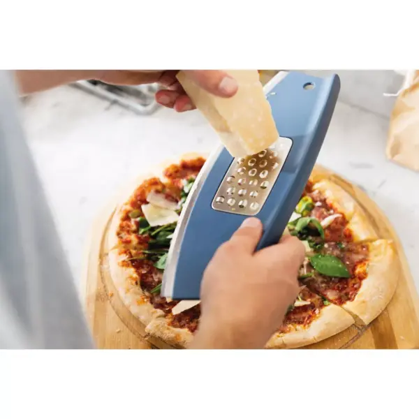 BergHOFF Leo 11.75" Pizza Slicer & Grater, Blue