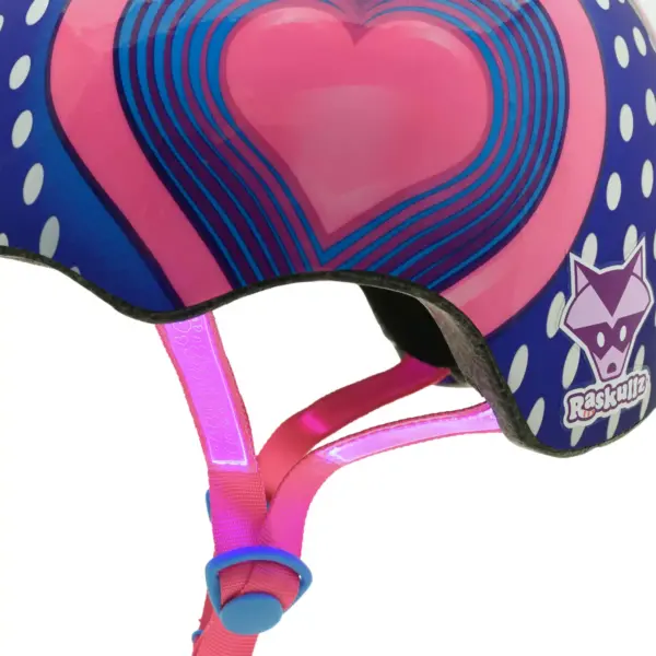 Raskullz LED Hearts Straps Child Bike Helmet