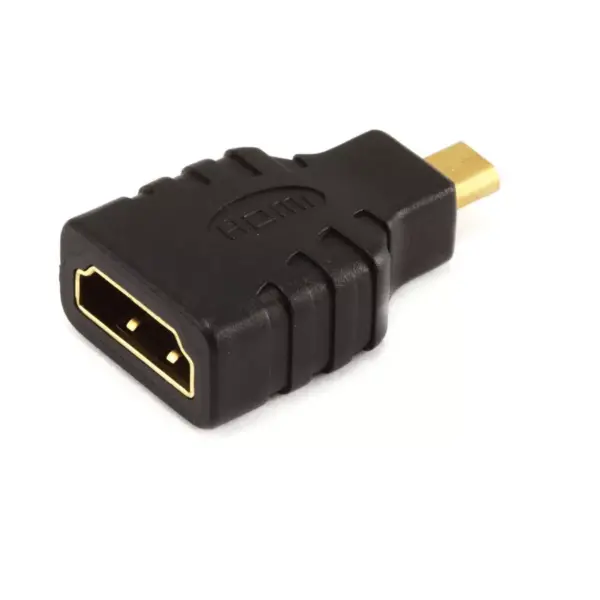 Monoprice HDMI Micro Connector Male to HDMI Connector Female Port Saver Adapter