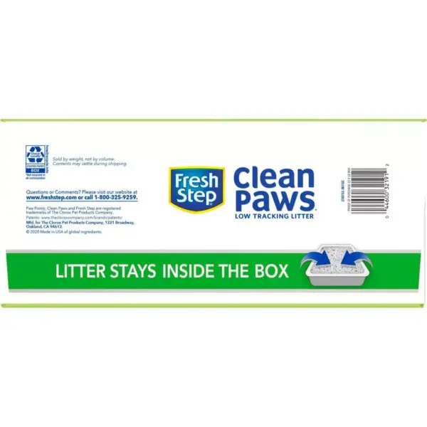 Fresh Step - Clean Paws Unscented Clumping Cat Litter - 22.5lb