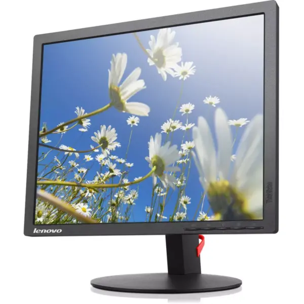 Lenovo ThinkVision T1714p 17" SXGA LED LCD Monitor - 5:4 - Raven Black - 1280 x 1024 - 16.7 Million Colors - 250 Nit - DVI - VGA - DisplayPort