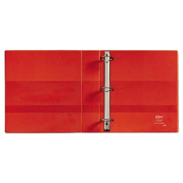 Avery Heavy-Duty Binder with One Touch EZD Rings 11 x 8 1/2 1 1/2" Capacity Red 79585