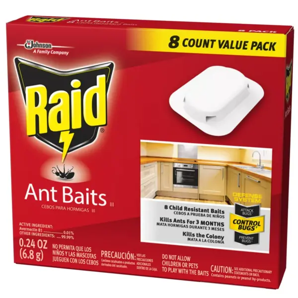 Raid Ant Baits III, 8ct