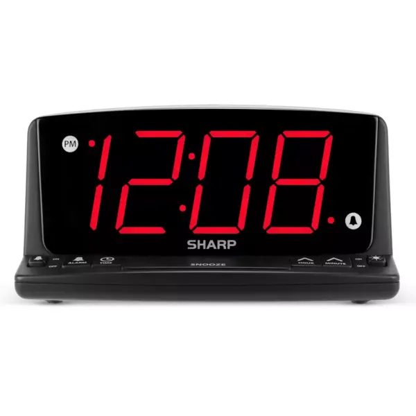 Sharp LED Night Light Alarm Clock