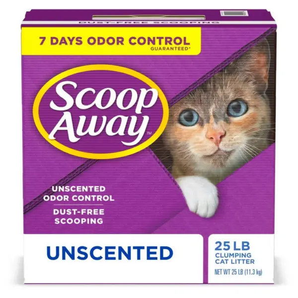 Scoop Away Super Clump Clumping Cat Litter Unscented - 25lb