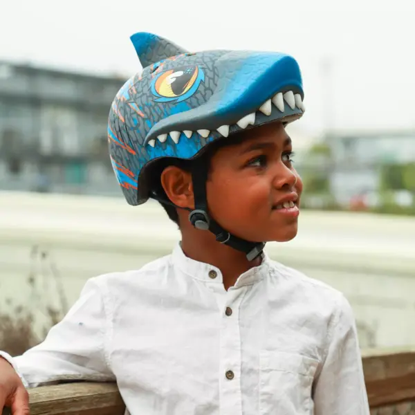 Raskullz Sir Chompz Child Bike Helmet - Blue