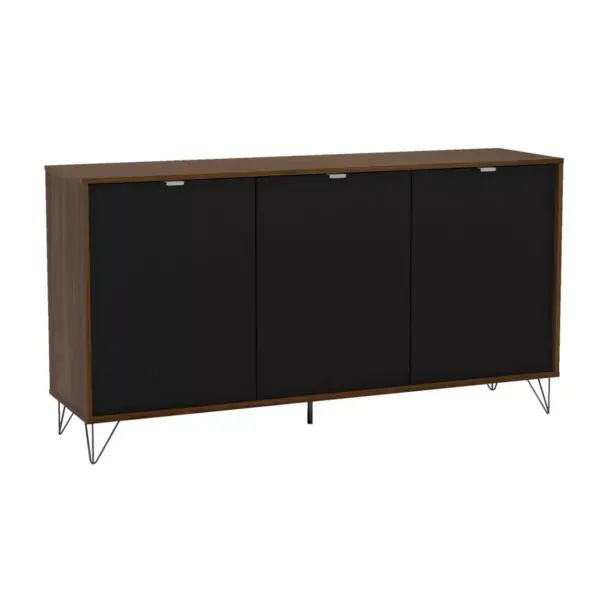 Carmel Sideboard Dark Brown/Black - Chique