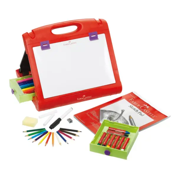 Do Art 3-in-1 Travel Easel with Art Supplies - Faber-Castell