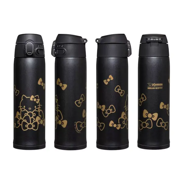 Zojirushi Hello Kitty Stainless Steel 16oz Travel Mug SM-TA48KT - Black