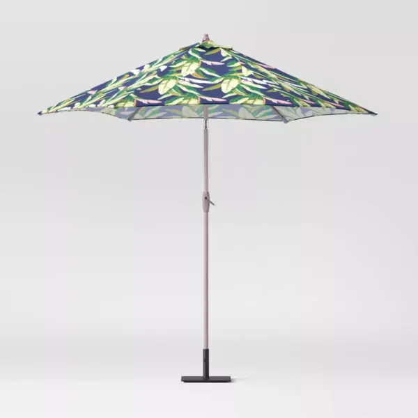 9' Round Patio Umbrella DuraSeason Fabric™ Banana Leaf - Threshold™